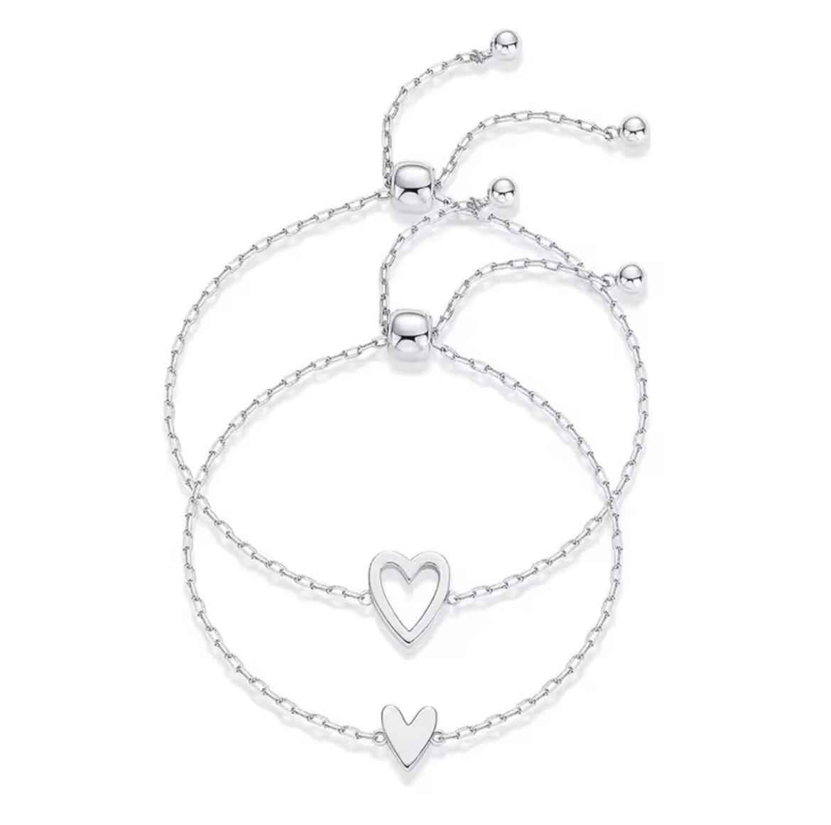 Bracciale con charm a cuore